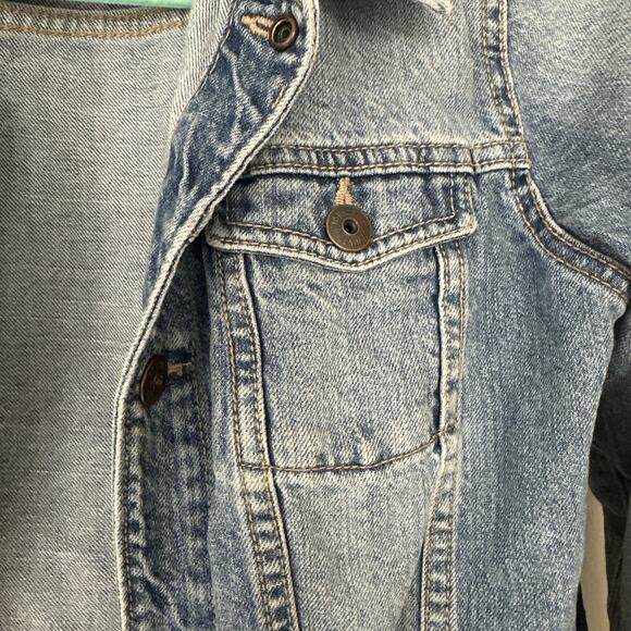 OshKosh Kids Denim Jean Jacket - Size 14 - Button Snap - Picture 4 of 7